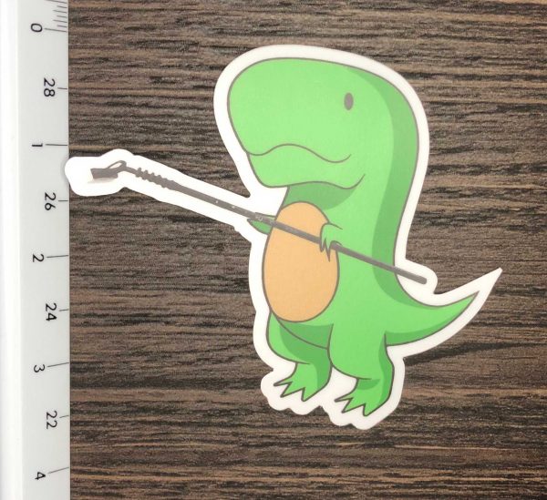 DINO BOAB sticker size
